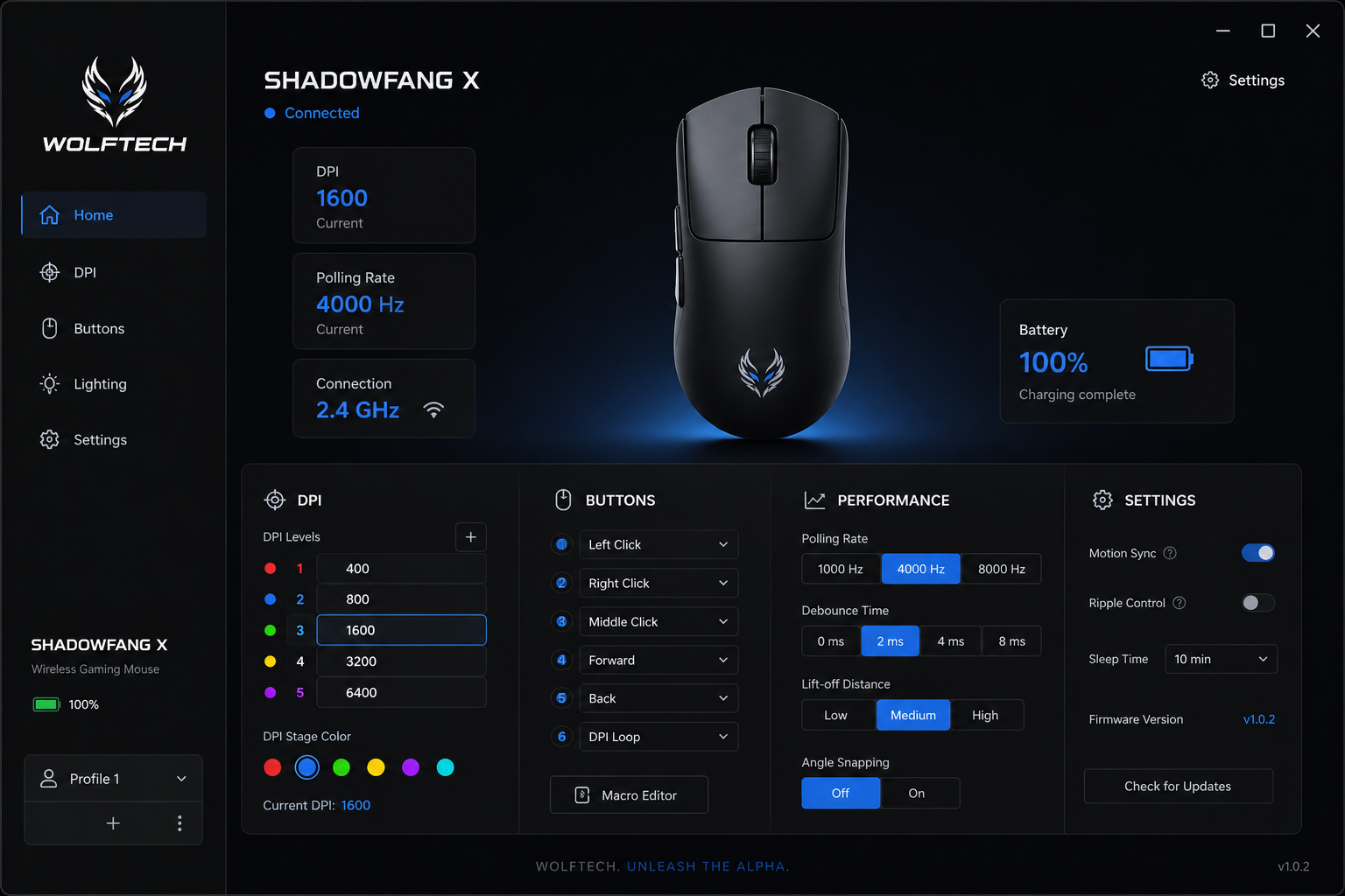 Noxen Labs software dashboard preview